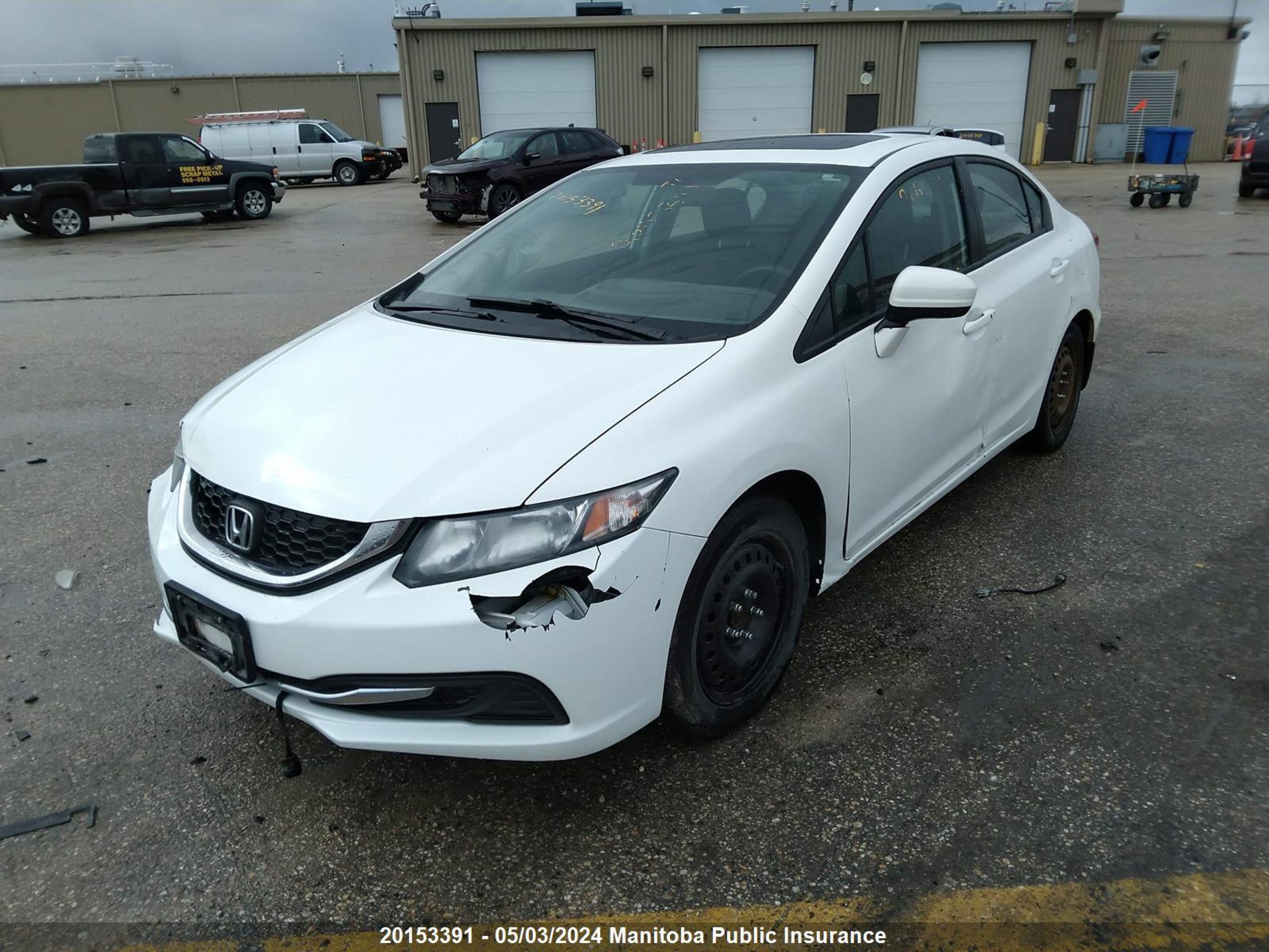 Photo 1 VIN: 2HGFB2E54FH030645 - HONDA CIVIC 