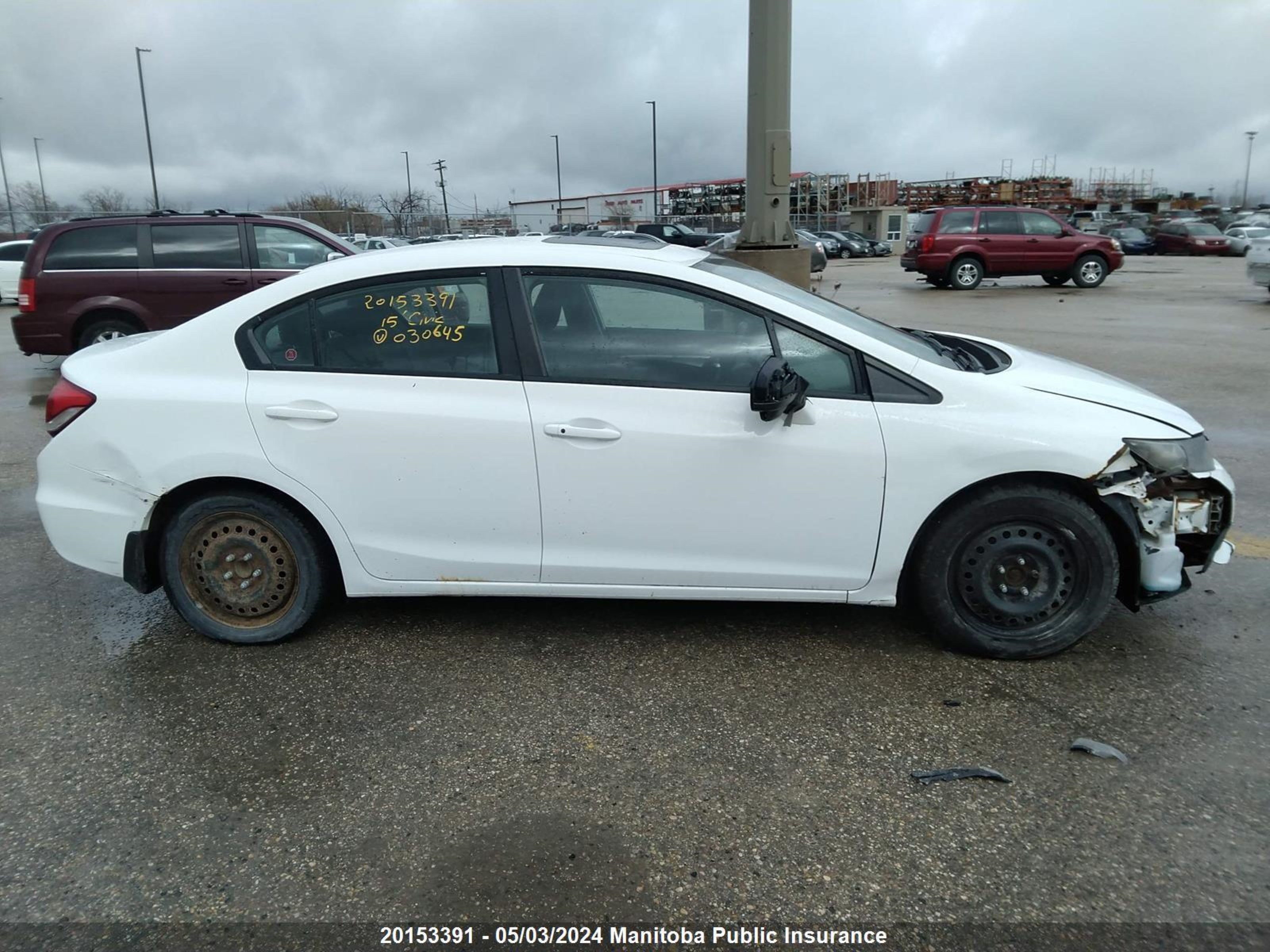 Photo 12 VIN: 2HGFB2E54FH030645 - HONDA CIVIC 