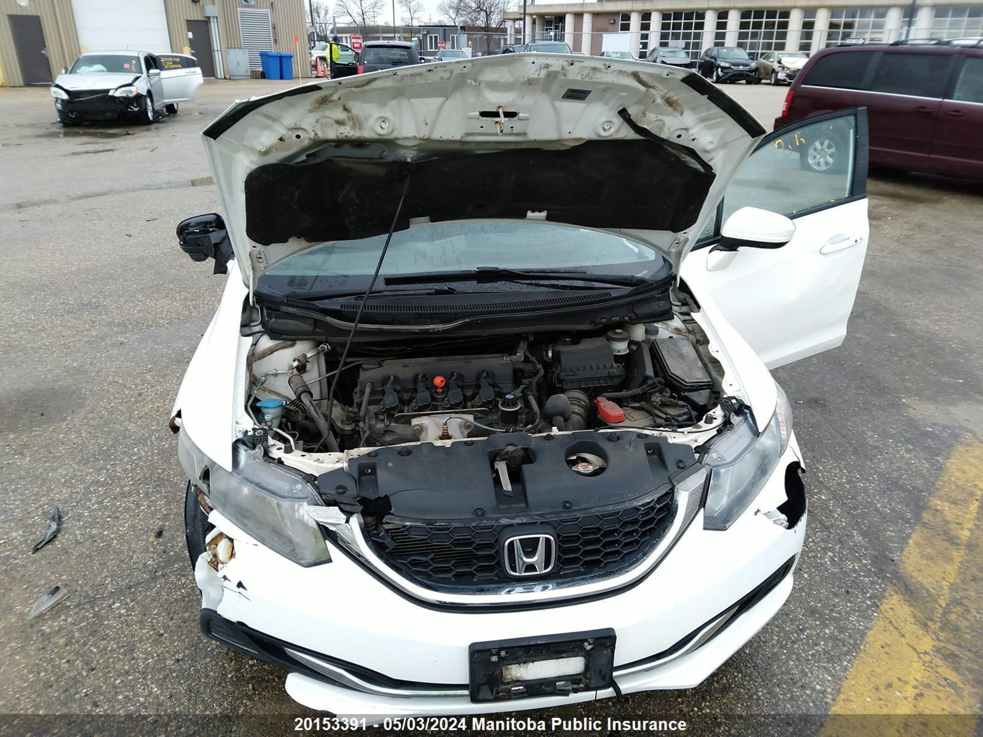 Photo 9 VIN: 2HGFB2E54FH030645 - HONDA CIVIC 