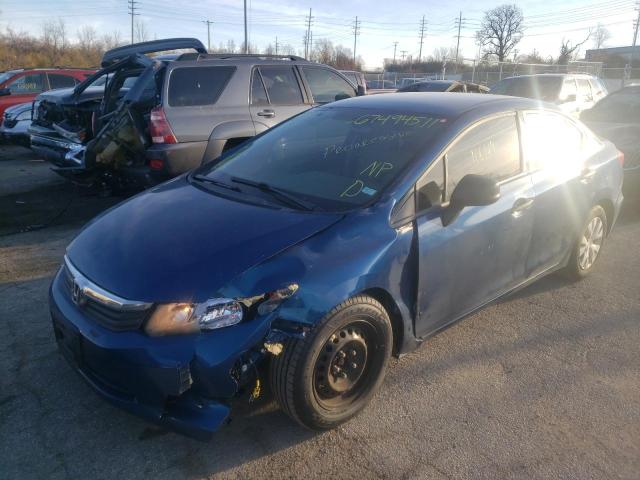 Photo 1 VIN: 2HGFB2F26CH501243 - HONDA CIVIC DX 