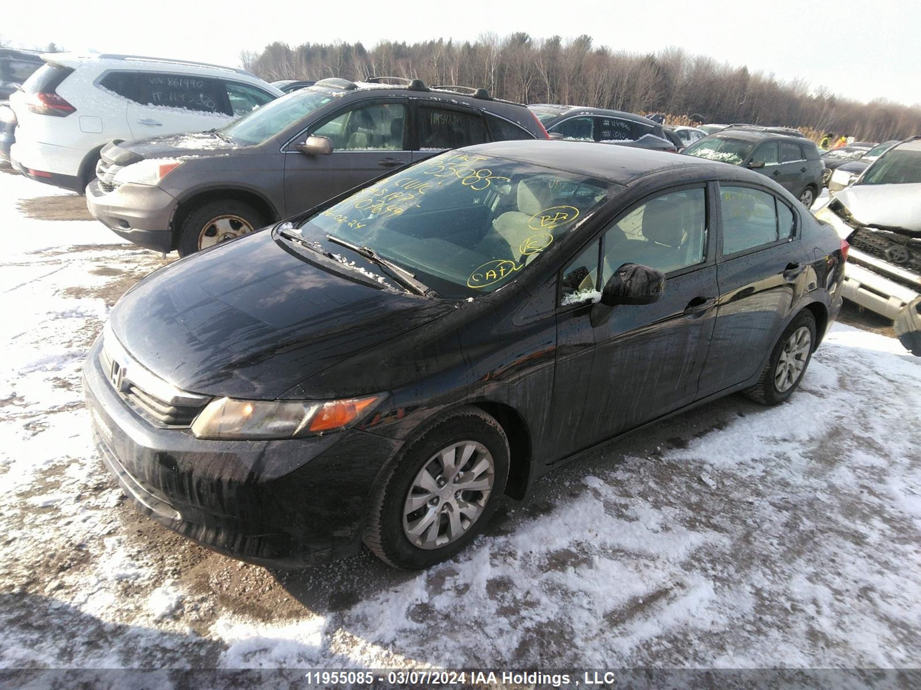 Photo 1 VIN: 2HGFB2F41CH107649 - HONDA CIVIC 