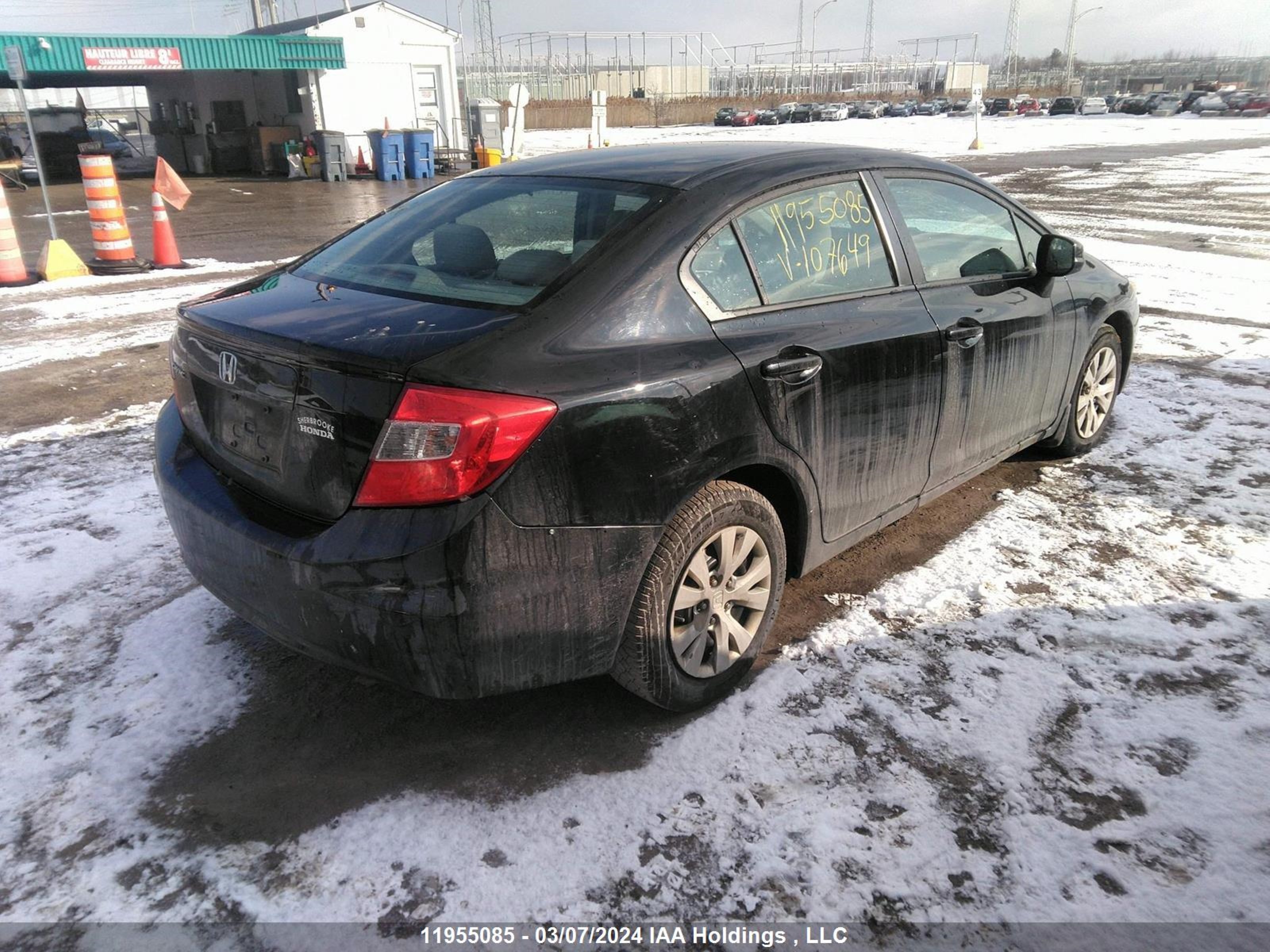 Photo 3 VIN: 2HGFB2F41CH107649 - HONDA CIVIC 