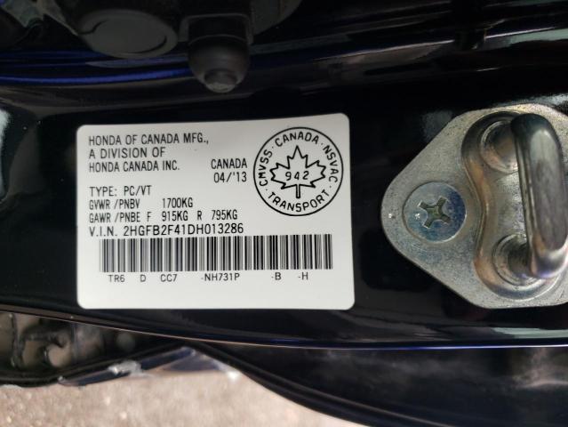 Photo 9 VIN: 2HGFB2F41DH013286 - HONDA CIVIC LX 