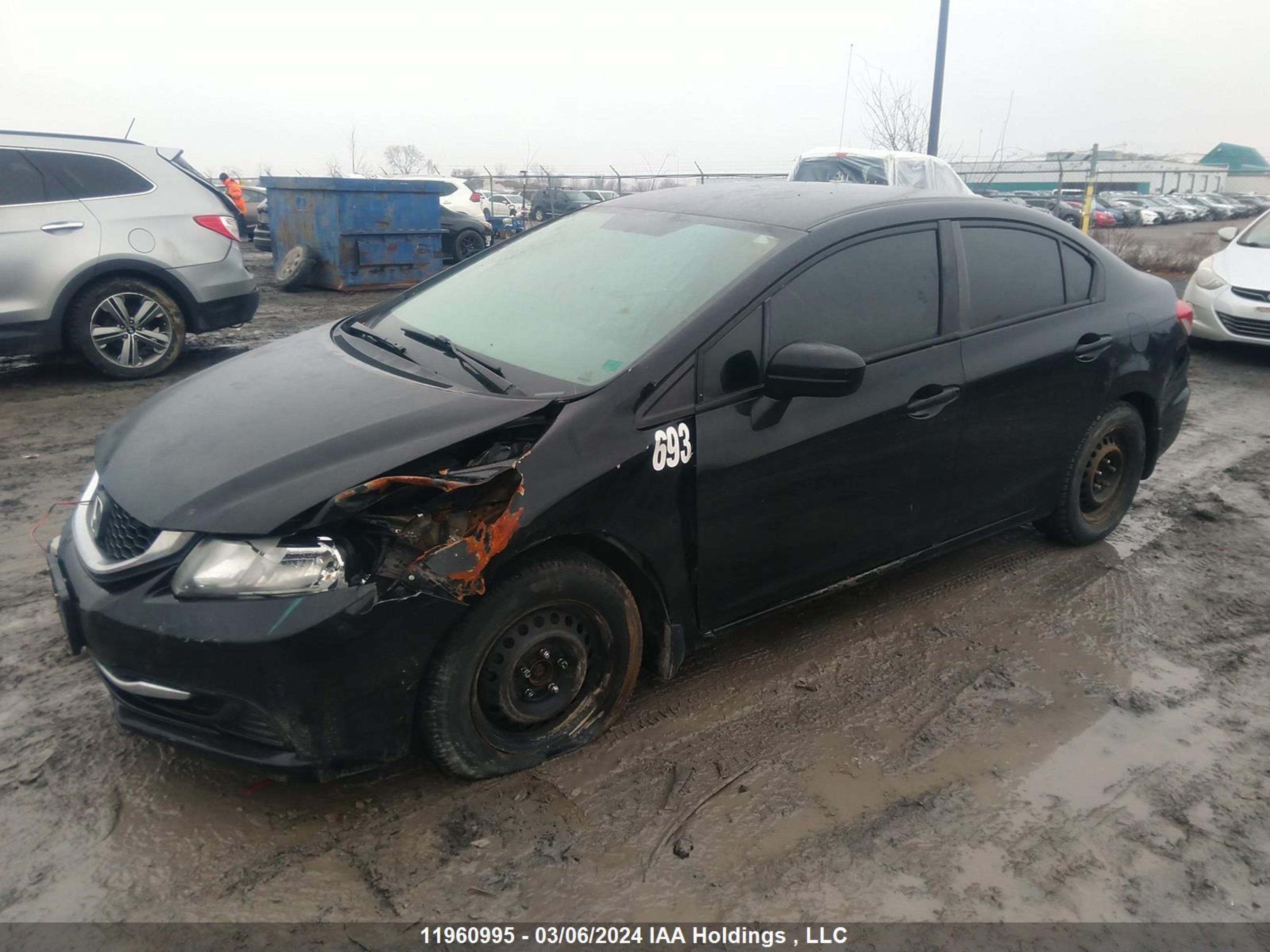 Photo 1 VIN: 2HGFB2F41FH041043 - HONDA CIVIC 