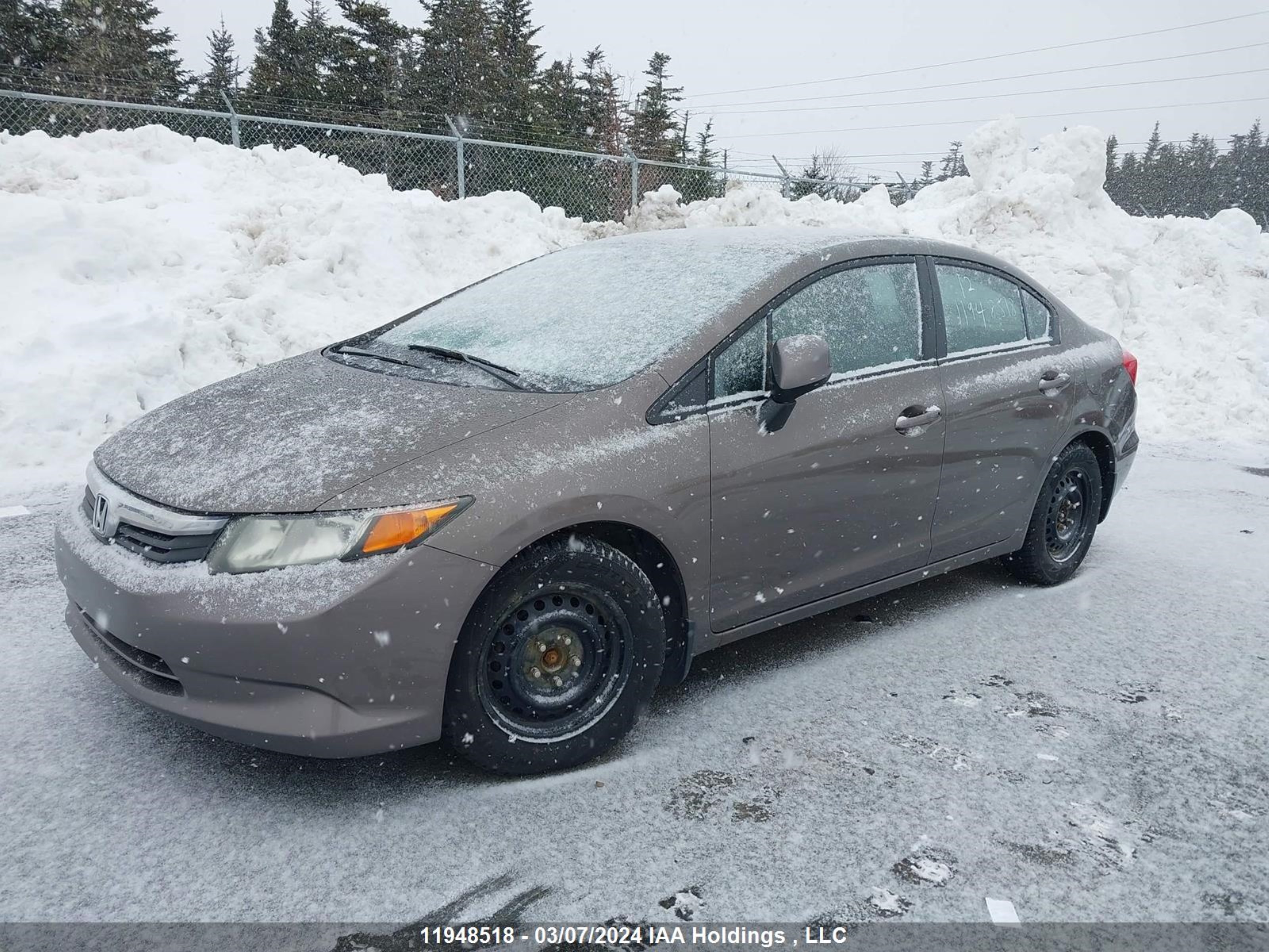 Photo 1 VIN: 2HGFB2F43CH060009 - HONDA CIVIC 