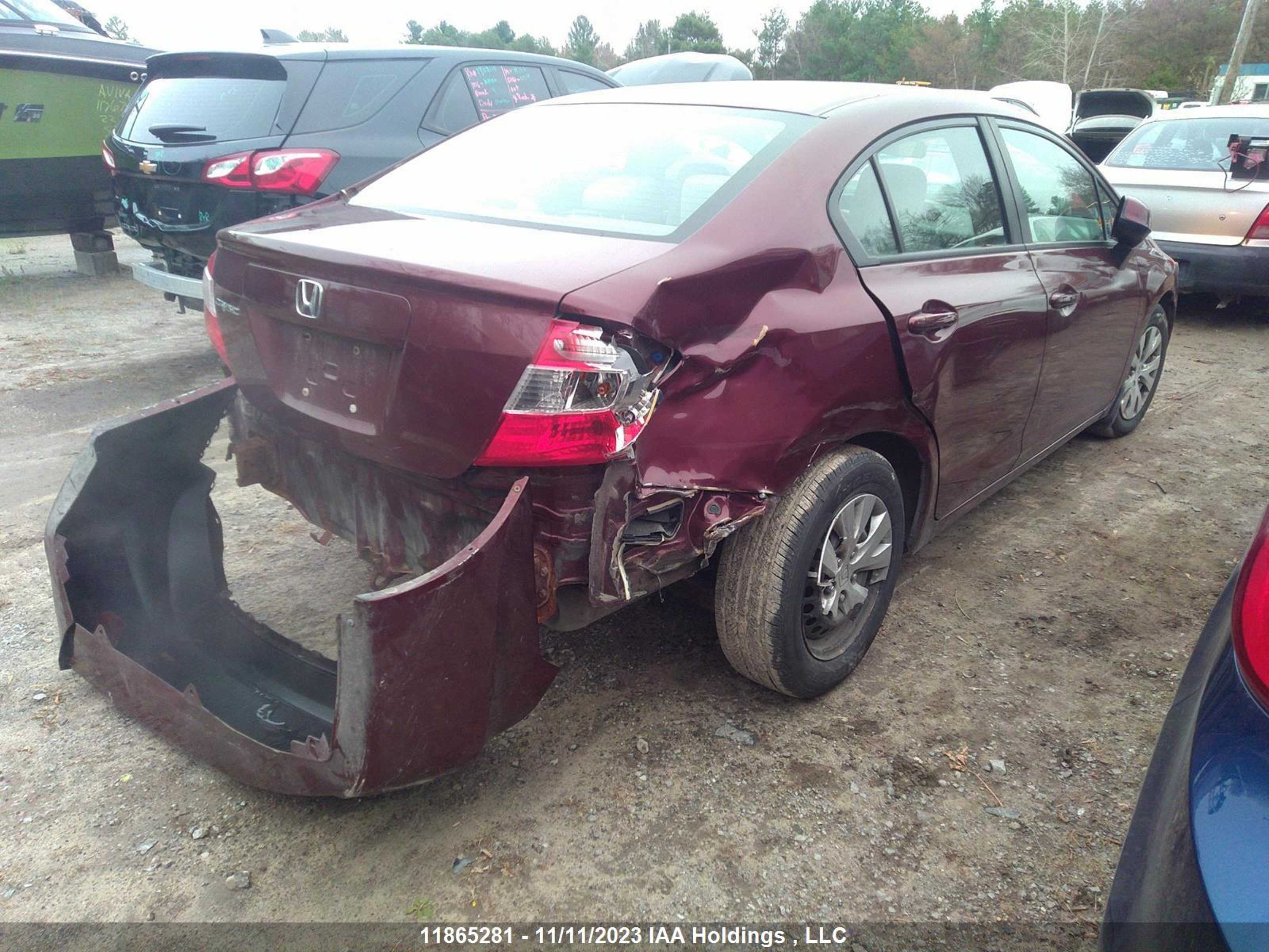 Photo 3 VIN: 2HGFB2F44CH055403 - HONDA CIVIC 