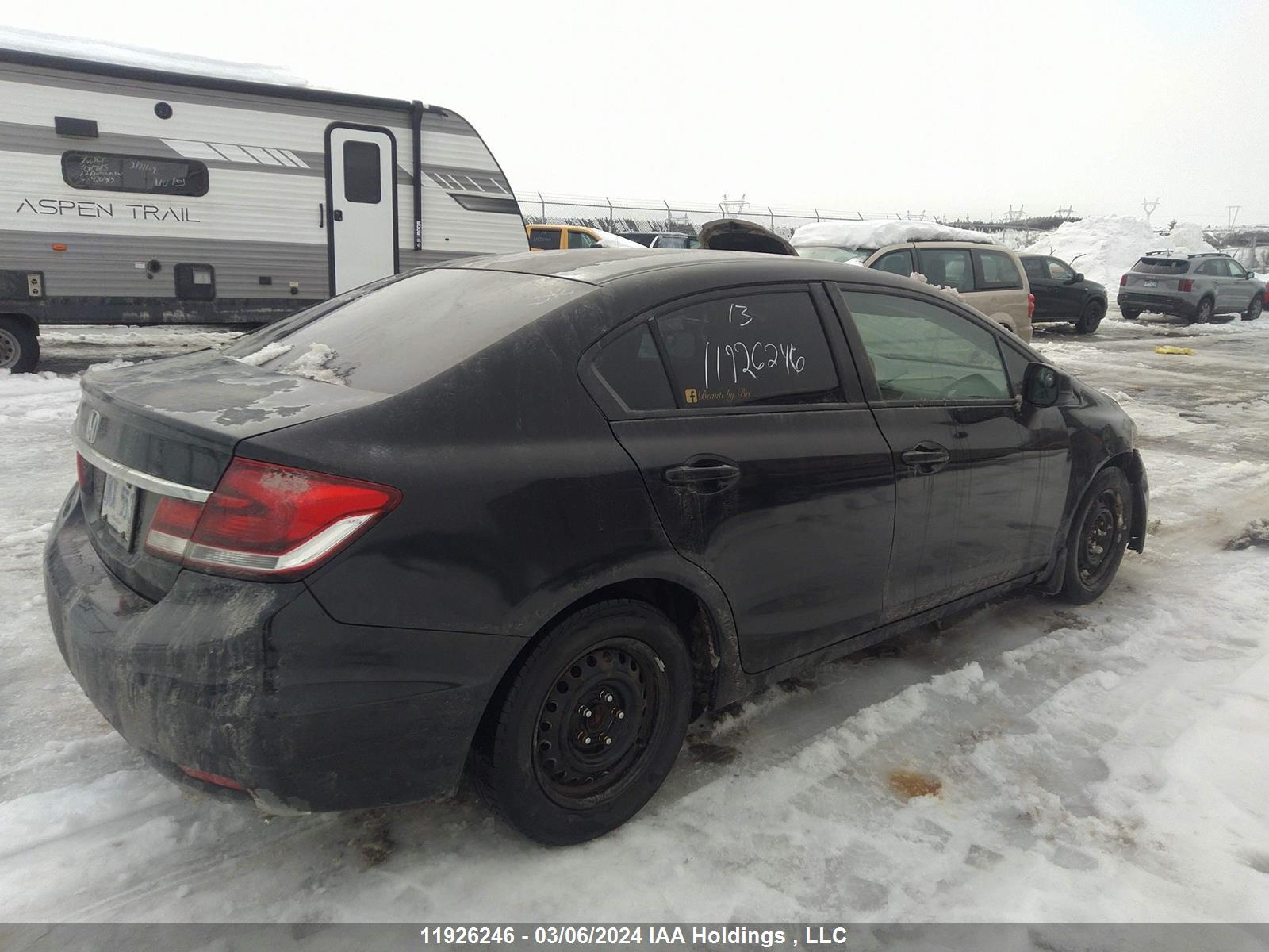 Photo 3 VIN: 2HGFB2F47DH014944 - HONDA CIVIC 