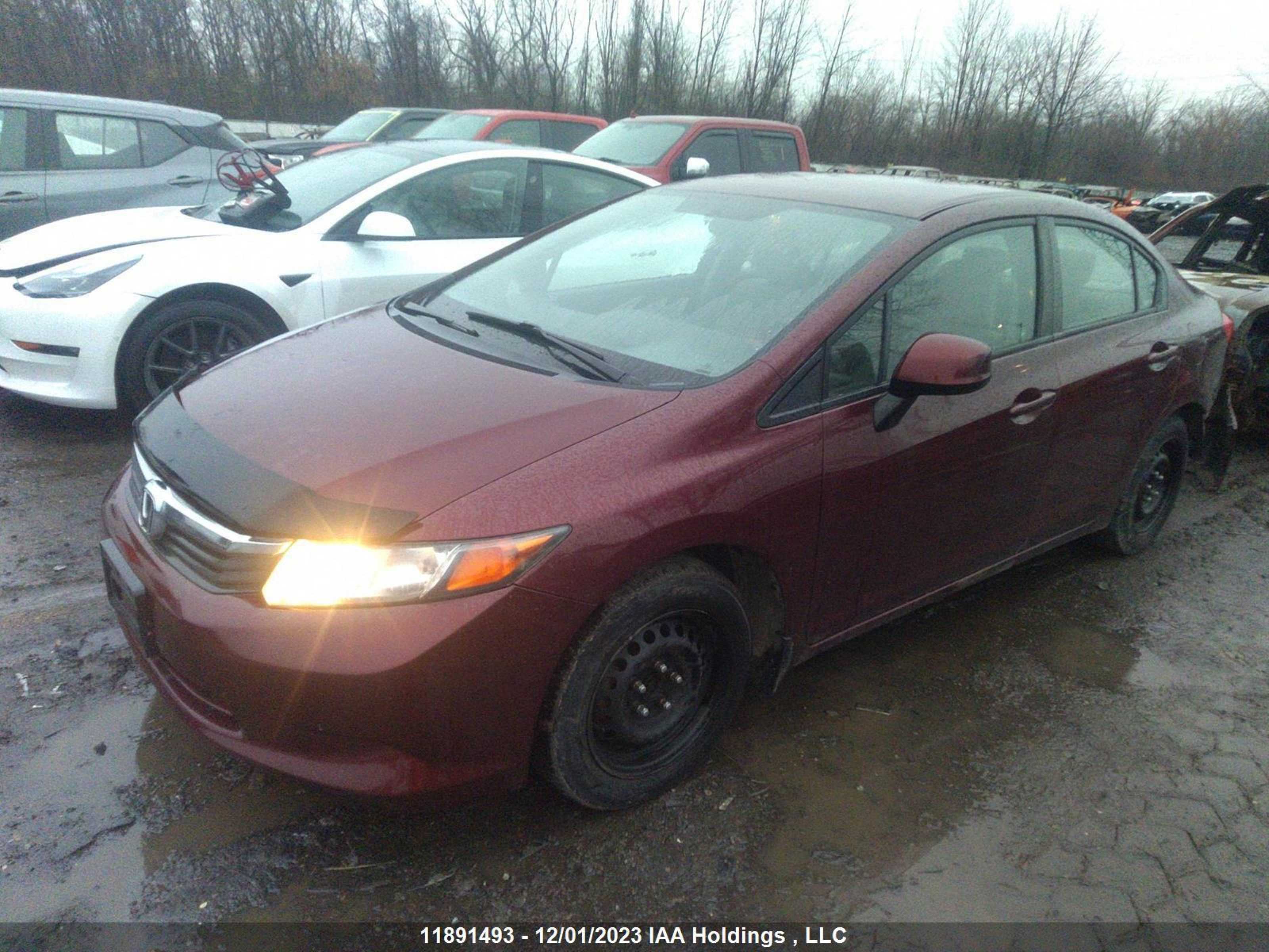 Photo 1 VIN: 2HGFB2F48CH001568 - HONDA CIVIC 