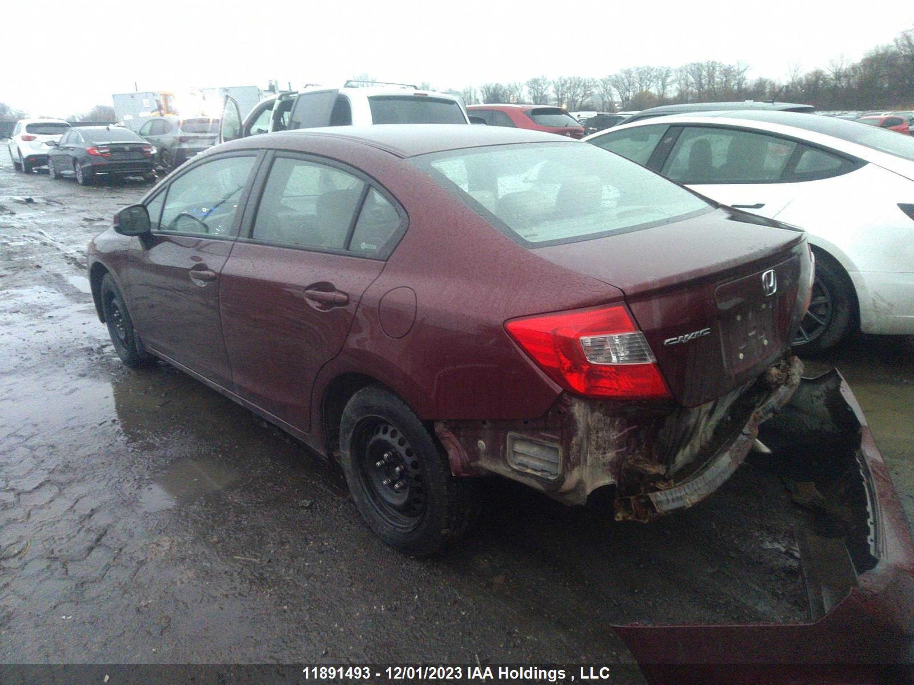 Photo 2 VIN: 2HGFB2F48CH001568 - HONDA CIVIC 