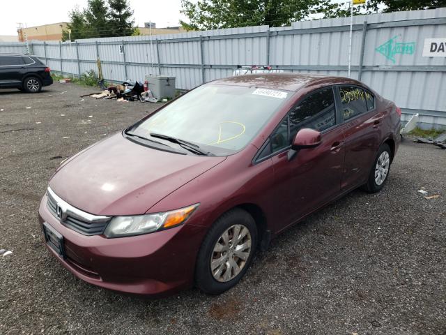 Photo 1 VIN: 2HGFB2F48CH027362 - HONDA CIVIC LX 