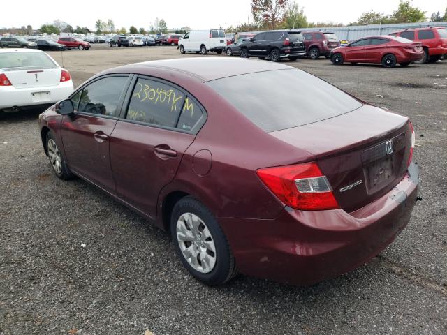 Photo 2 VIN: 2HGFB2F48CH027362 - HONDA CIVIC LX 