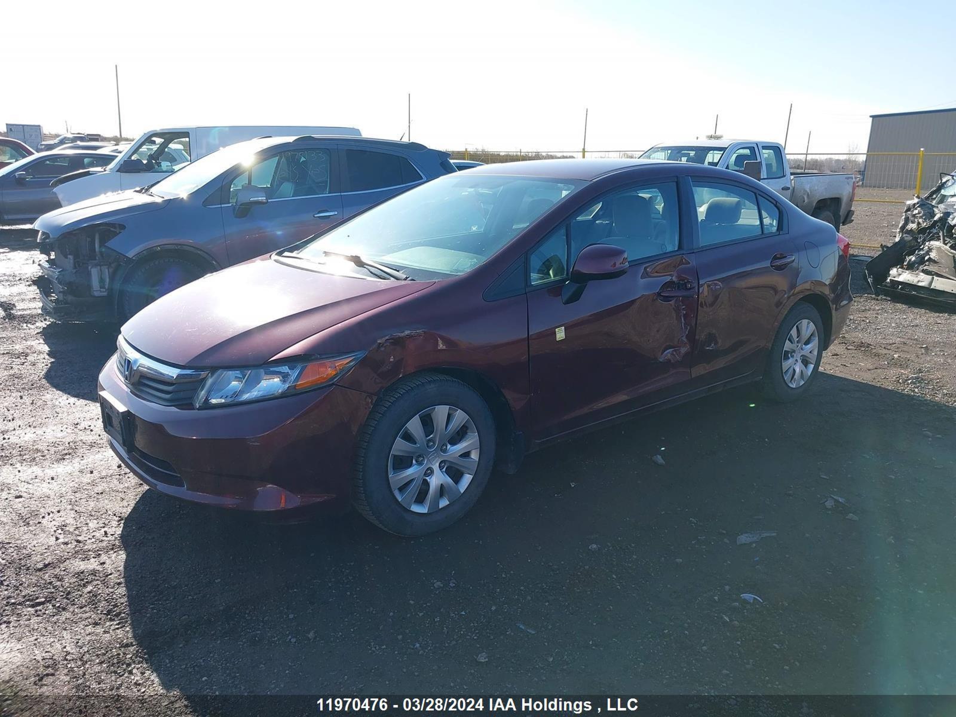 Photo 1 VIN: 2HGFB2F49CH056921 - HONDA CIVIC 