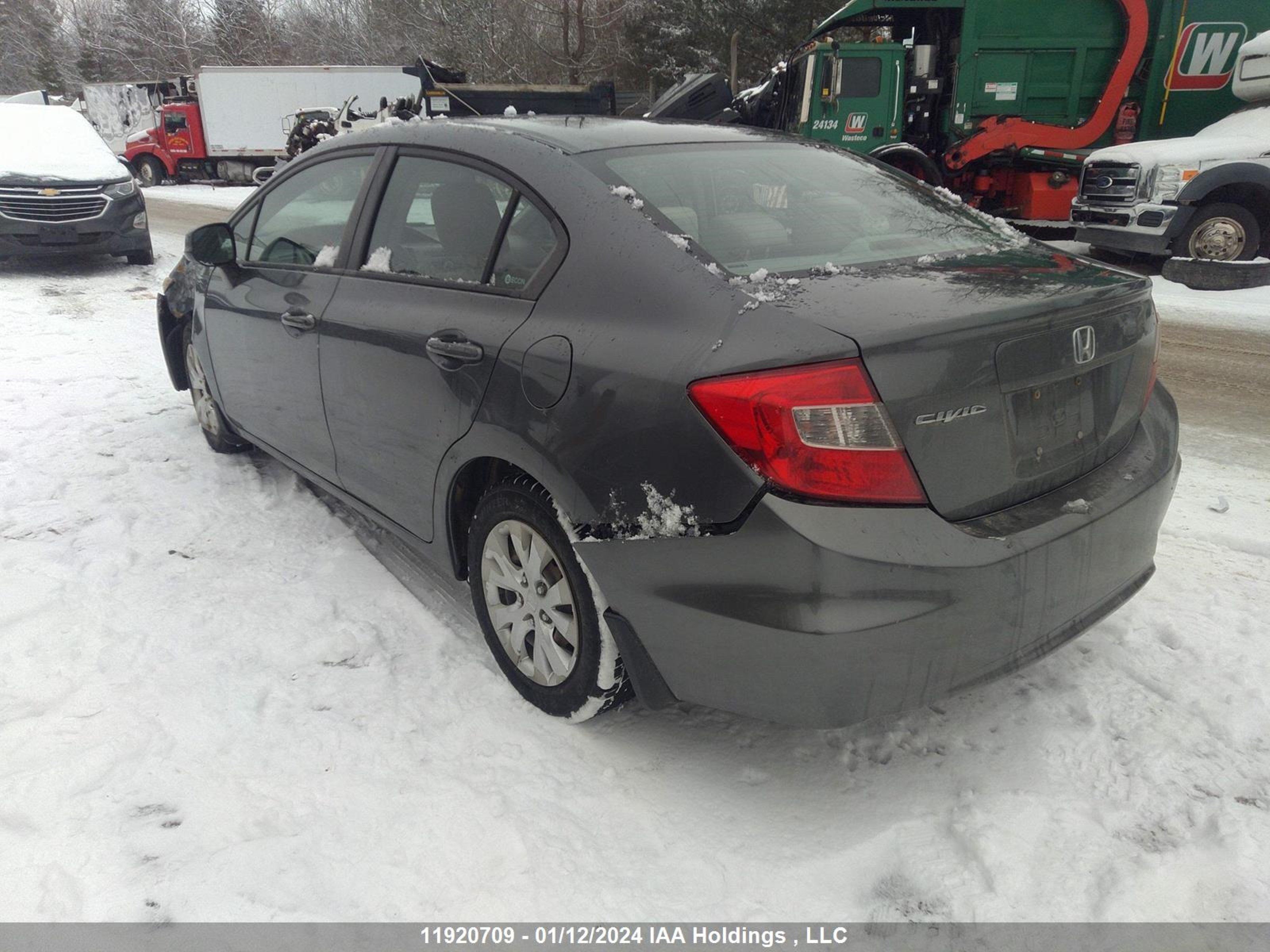 Photo 2 VIN: 2HGFB2F4XCH101476 - HONDA CIVIC 