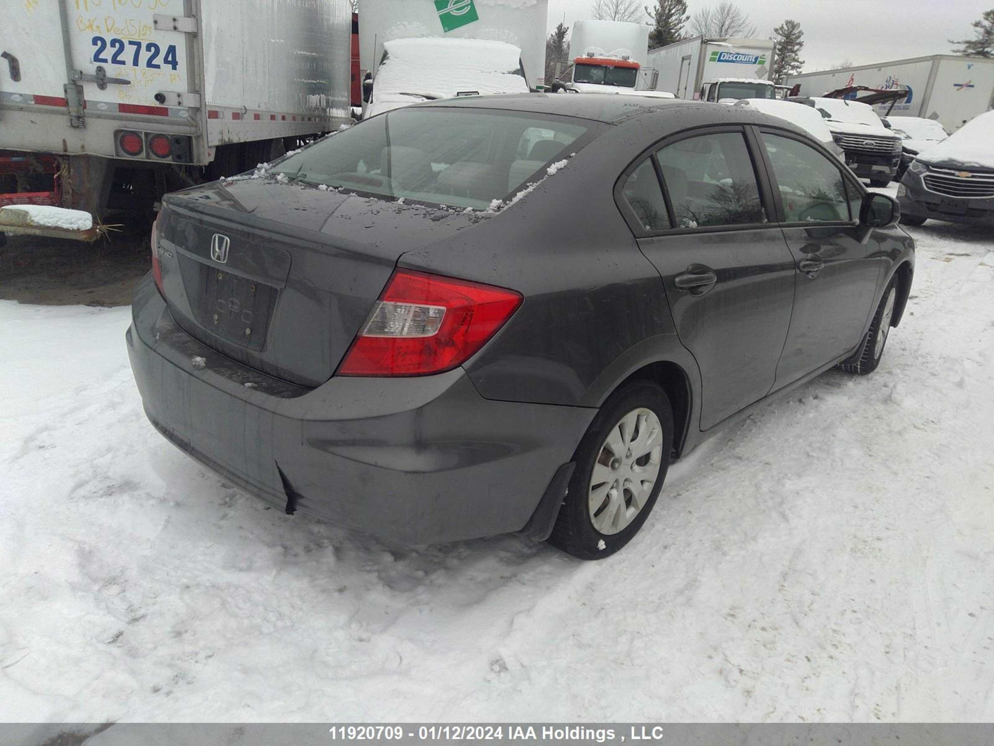 Photo 3 VIN: 2HGFB2F4XCH101476 - HONDA CIVIC 