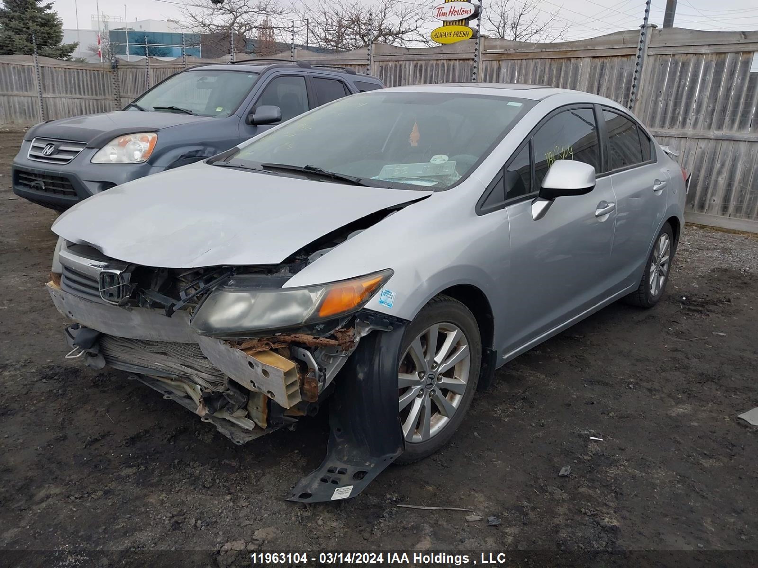 Photo 1 VIN: 2HGFB2F50CH041331 - HONDA CIVIC 