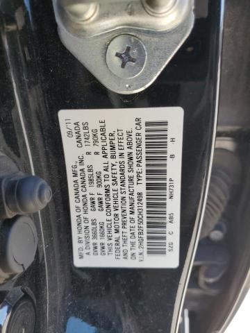 Photo 11 VIN: 2HGFB2F50CH312498 - HONDA CIVIC 