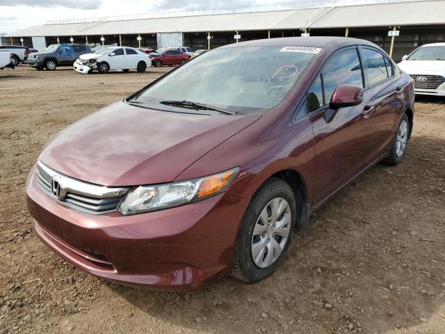 Photo 1 VIN: 2HGFB2F50CH612896 - HONDA CIVIC LX 