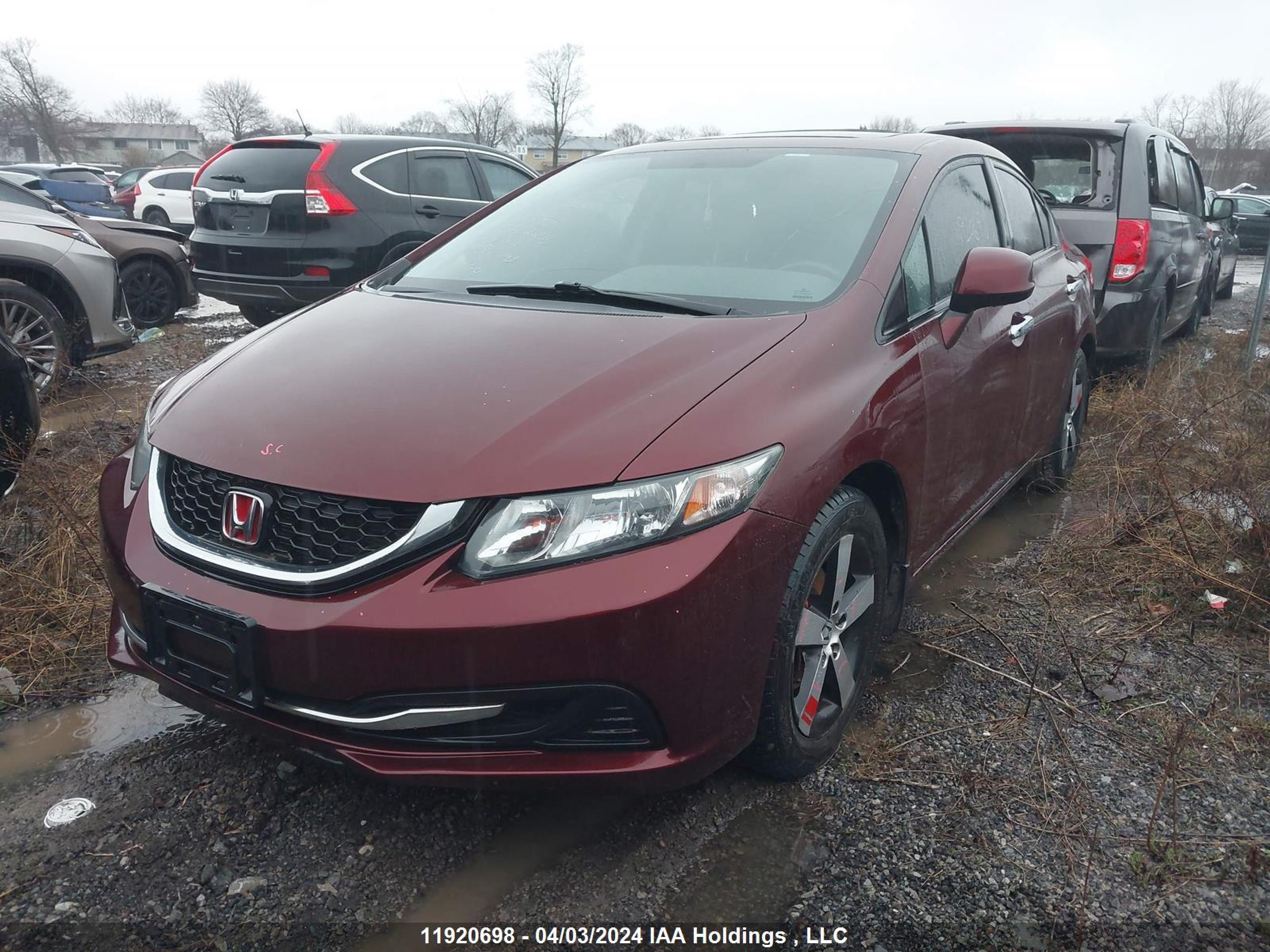 Photo 1 VIN: 2HGFB2F50DH002501 - HONDA CIVIC 