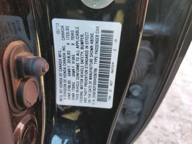 Photo 11 VIN: 2HGFB2F50DH556766 - HONDA CIVIC LX 