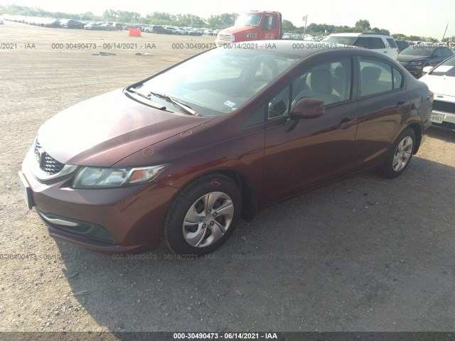 Photo 1 VIN: 2HGFB2F50DH568402 - HONDA CIVIC SDN 