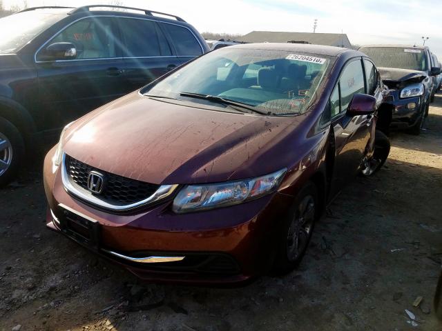 Photo 1 VIN: 2HGFB2F50DH569744 - HONDA CIVIC LX 