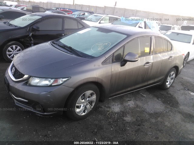 Photo 1 VIN: 2HGFB2F50DH574958 - HONDA CIVIC SDN 