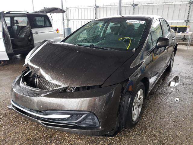 Photo 1 VIN: 2HGFB2F50DH576810 - HONDA CIVIC LX 