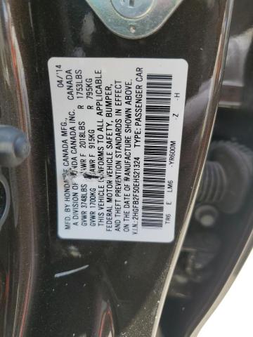 Photo 11 VIN: 2HGFB2F50EH521324 - HONDA CIVIC 