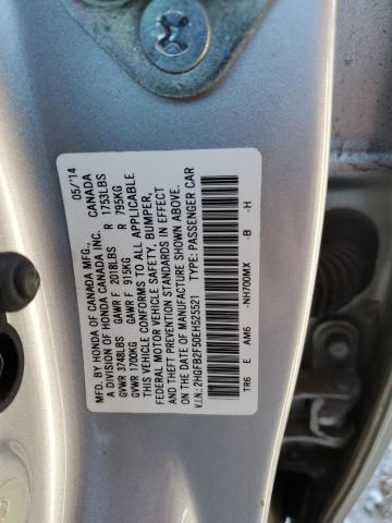 Photo 11 VIN: 2HGFB2F50EH525521 - HONDA CIVIC LX 