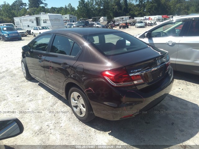 Photo 2 VIN: 2HGFB2F50EH533750 - HONDA CIVIC SEDAN 