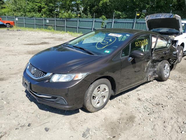 Photo 1 VIN: 2HGFB2F50EH557918 - HONDA CIVIC LX 