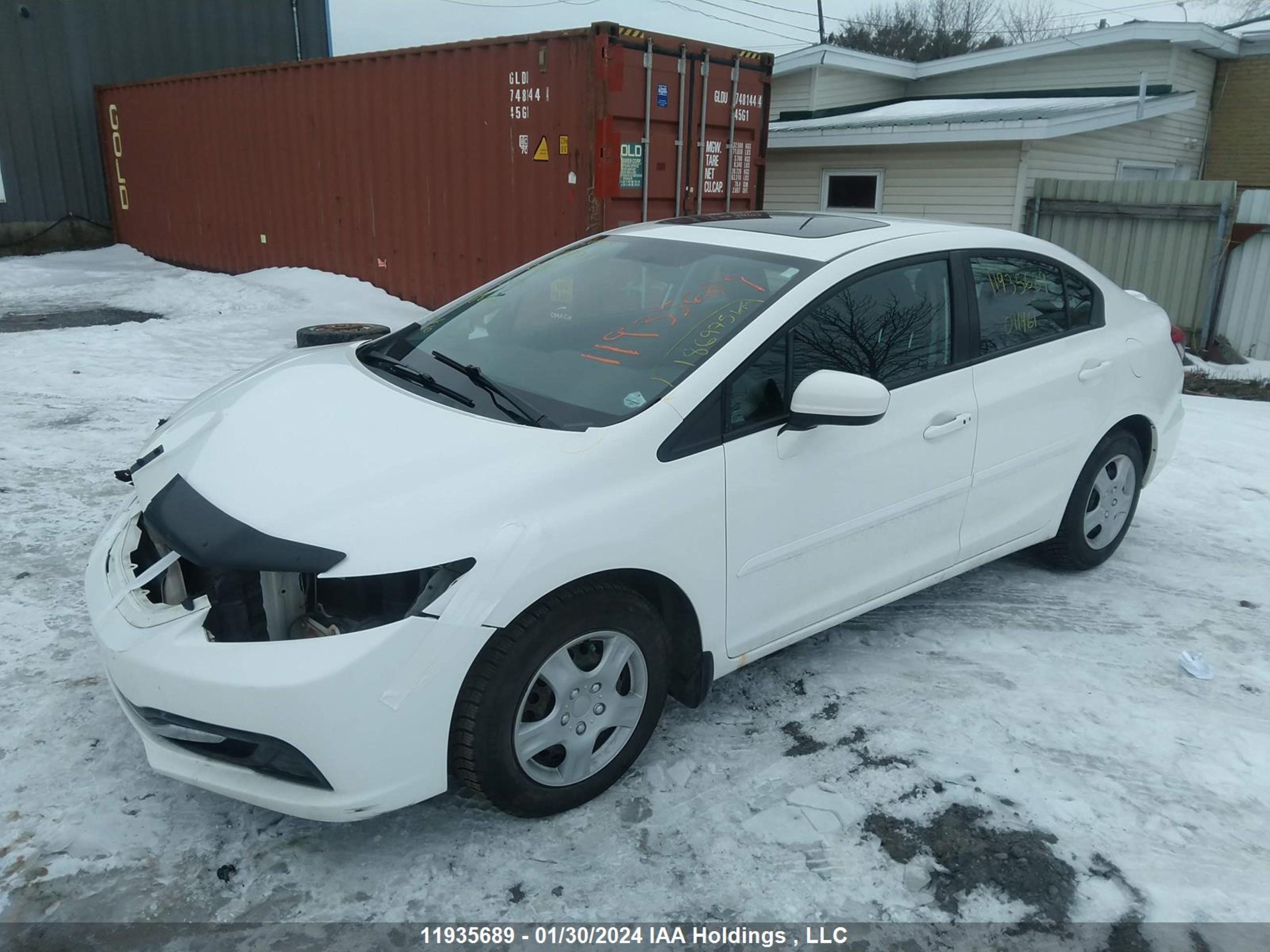 Photo 1 VIN: 2HGFB2F50FH011461 - HONDA CIVIC 