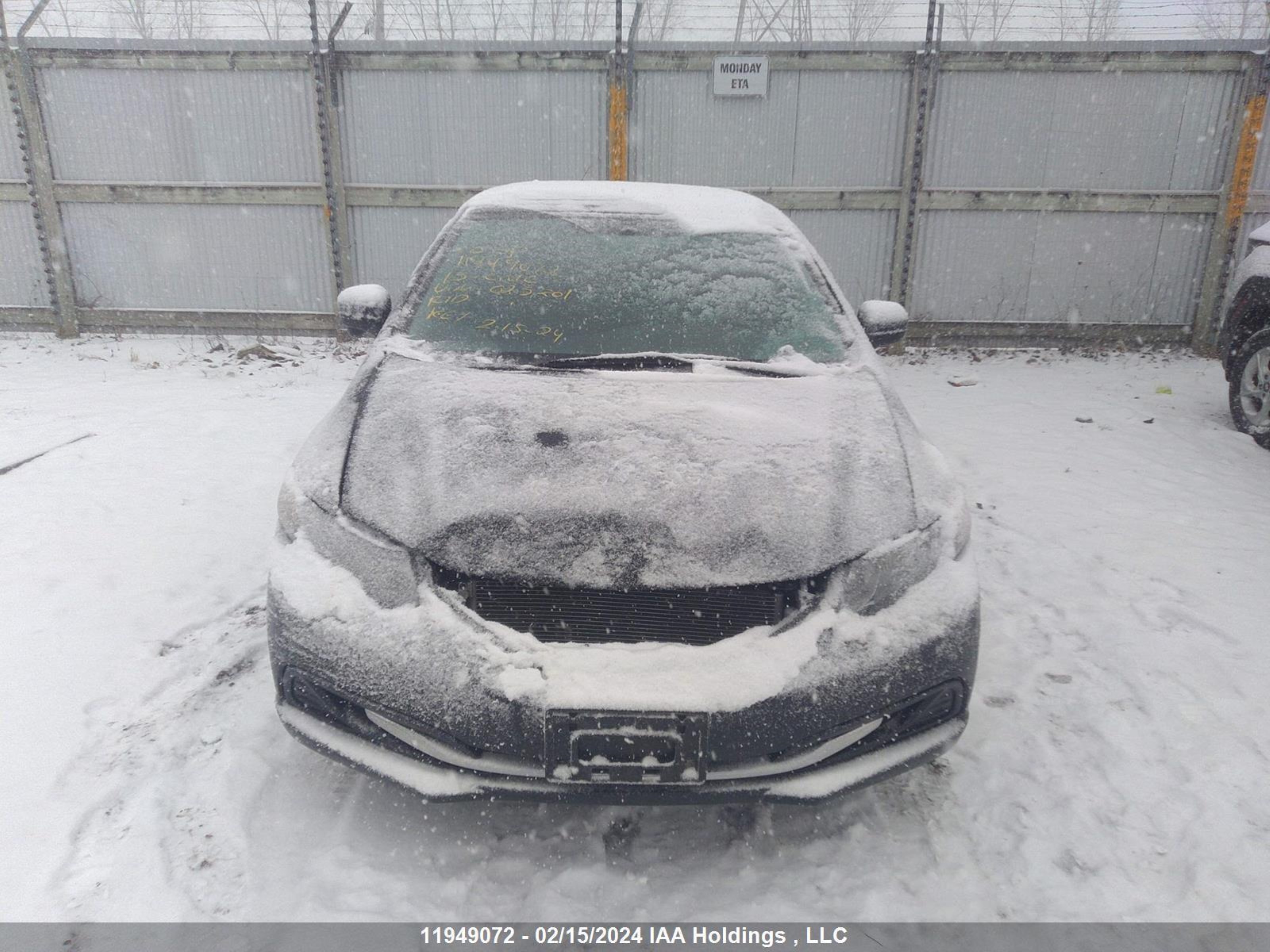 Photo 11 VIN: 2HGFB2F50FH025201 - HONDA CIVIC 