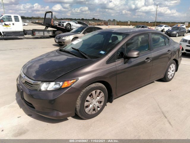 Photo 1 VIN: 2HGFB2F51CH552305 - HONDA CIVIC SDN 