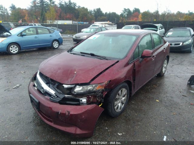 Photo 1 VIN: 2HGFB2F51CH574966 - HONDA CIVIC SDN 