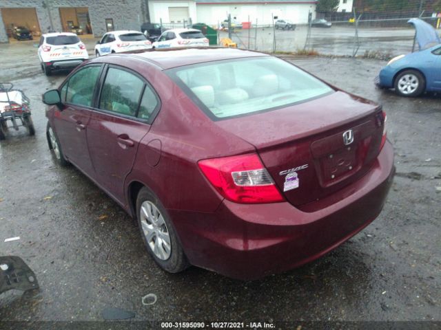 Photo 2 VIN: 2HGFB2F51CH574966 - HONDA CIVIC SDN 