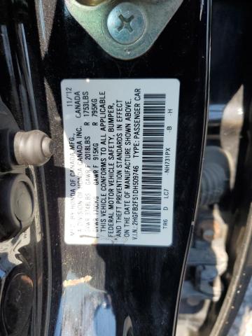 Photo 9 VIN: 2HGFB2F51DH509746 - HONDA CIVIC LX 