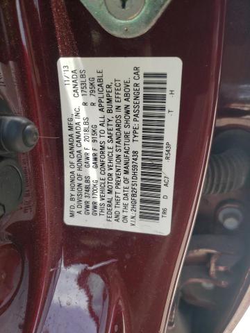 Photo 12 VIN: 2HGFB2F51DH597438 - HONDA CIVIC 