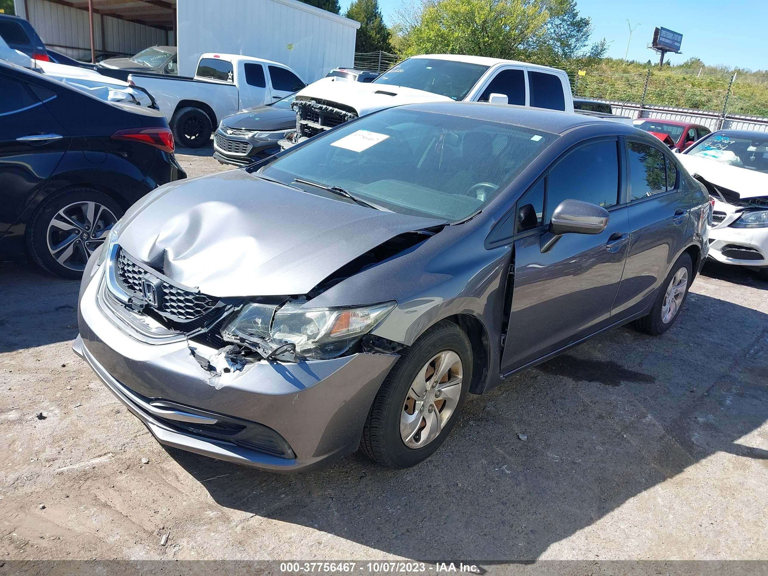 Photo 1 VIN: 2HGFB2F51EH521378 - HONDA CIVIC 