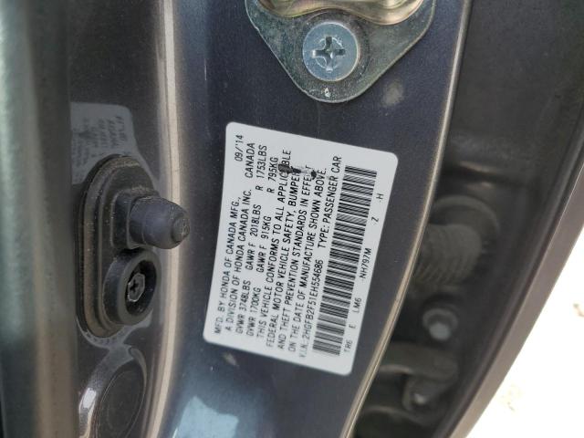 Photo 11 VIN: 2HGFB2F51EH554686 - HONDA CIVIC 