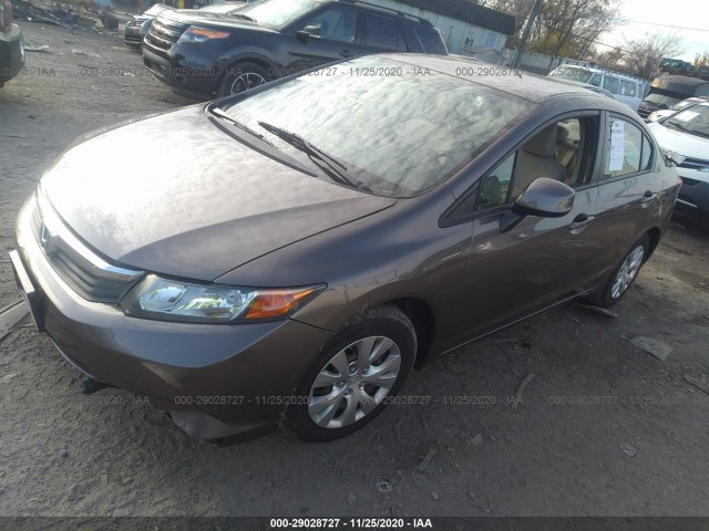 Photo 1 VIN: 2HGFB2F52CH566147 - HONDA CIVIC SDN 