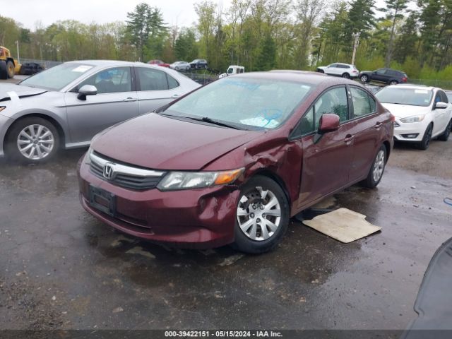 Photo 1 VIN: 2HGFB2F52CH600216 - HONDA CIVIC 