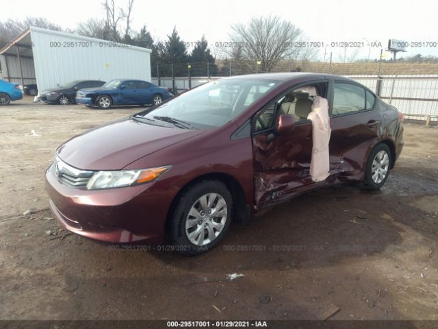 Photo 1 VIN: 2HGFB2F52CH603570 - HONDA CIVIC SDN 