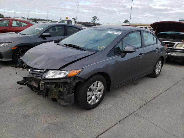 Photo 1 VIN: 2HGFB2F52CH605884 - HONDA CIVIC LX 