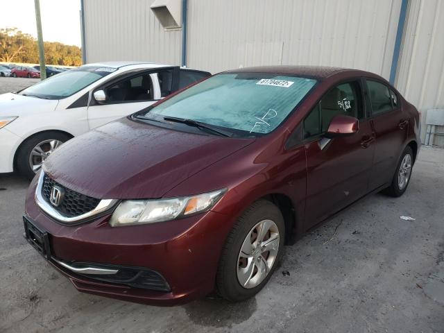 Photo 1 VIN: 2HGFB2F52DH575707 - HONDA CIVIC LX 