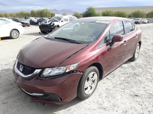 Photo 1 VIN: 2HGFB2F52DH599506 - HONDA CIVIC LX 