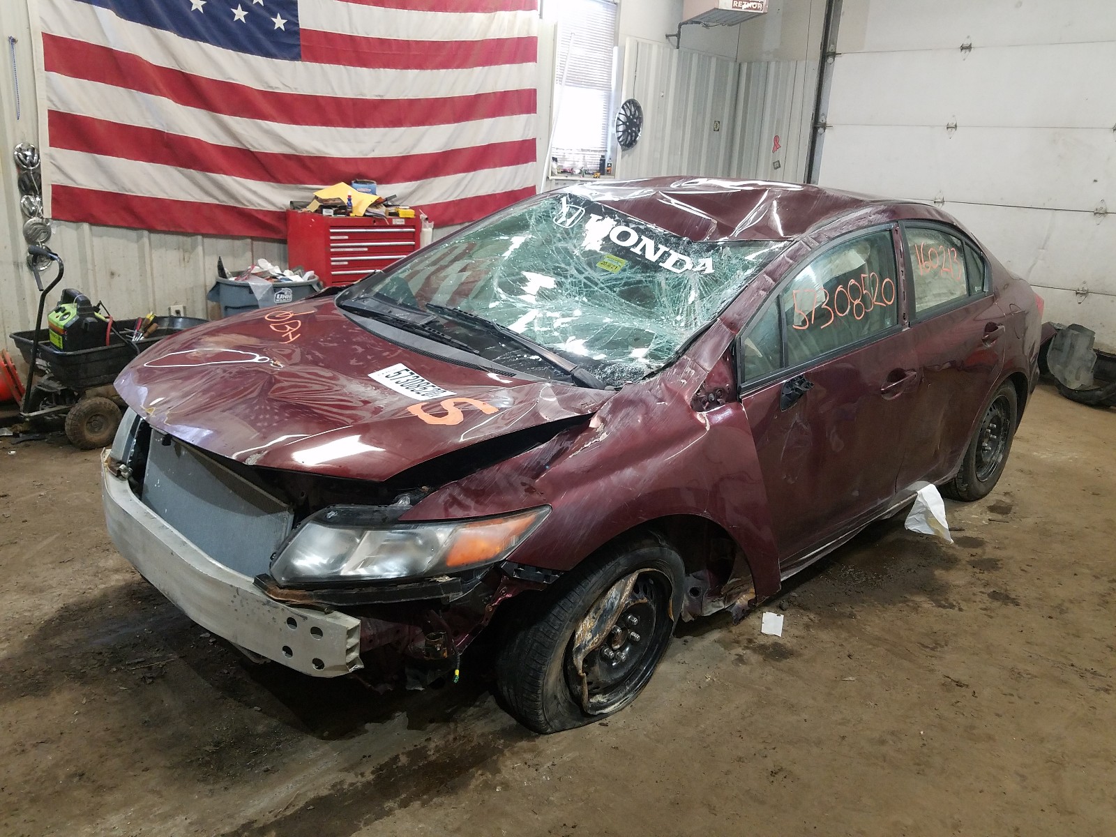 Photo 1 VIN: 2HGFB2F53CH534775 - HONDA CIVIC LX 