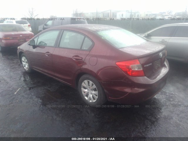 Photo 2 VIN: 2HGFB2F53CH559658 - HONDA CIVIC SDN 