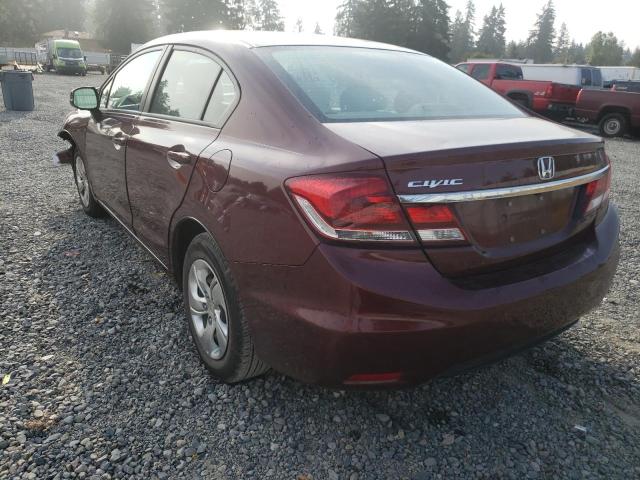 Photo 2 VIN: 2HGFB2F53DH503916 - HONDA CIVIC LX 