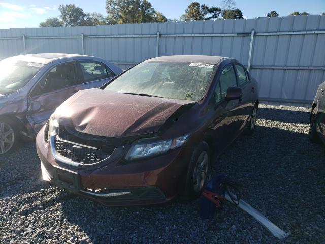 Photo 1 VIN: 2HGFB2F53DH573707 - HONDA CIVIC LX 